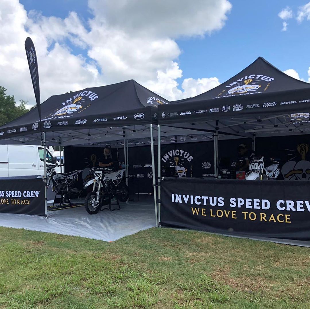 Trade Tent Side Wall, Flags and Table Cloths
